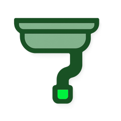 Gouttières PVC (15 m linéaires)